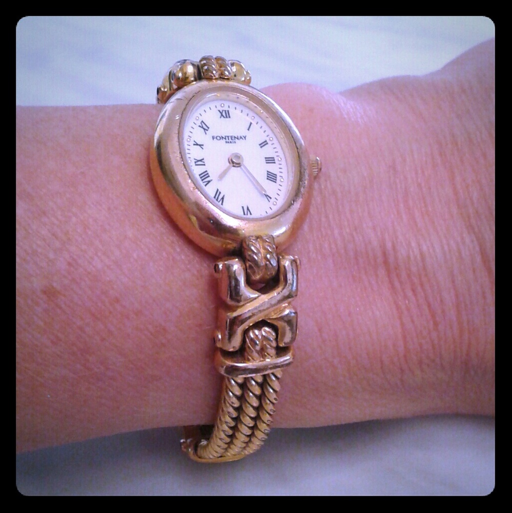 Plated gold watch